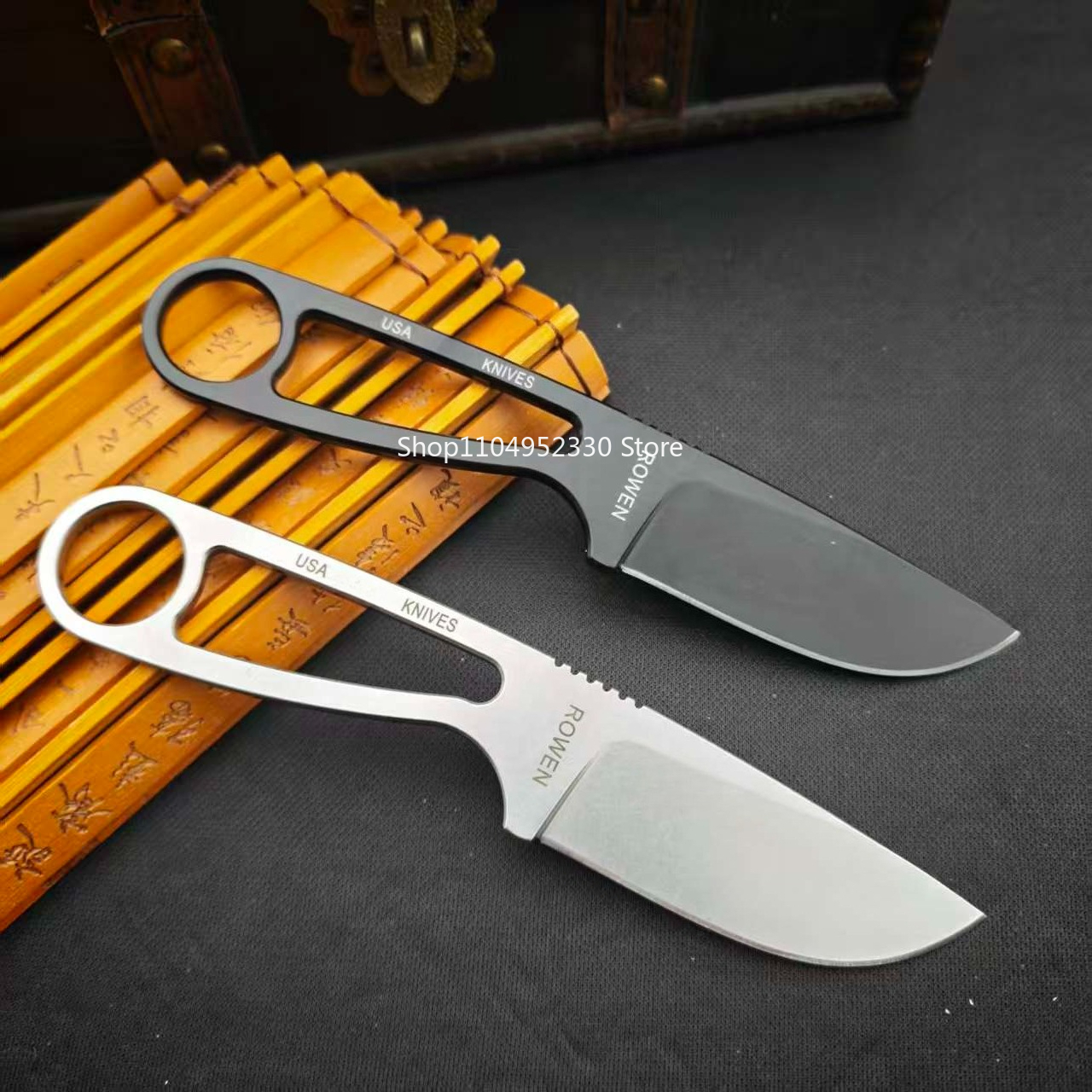 Bushcraft Knife Fixed - IZULA Stainless Steel Fixed Blade with