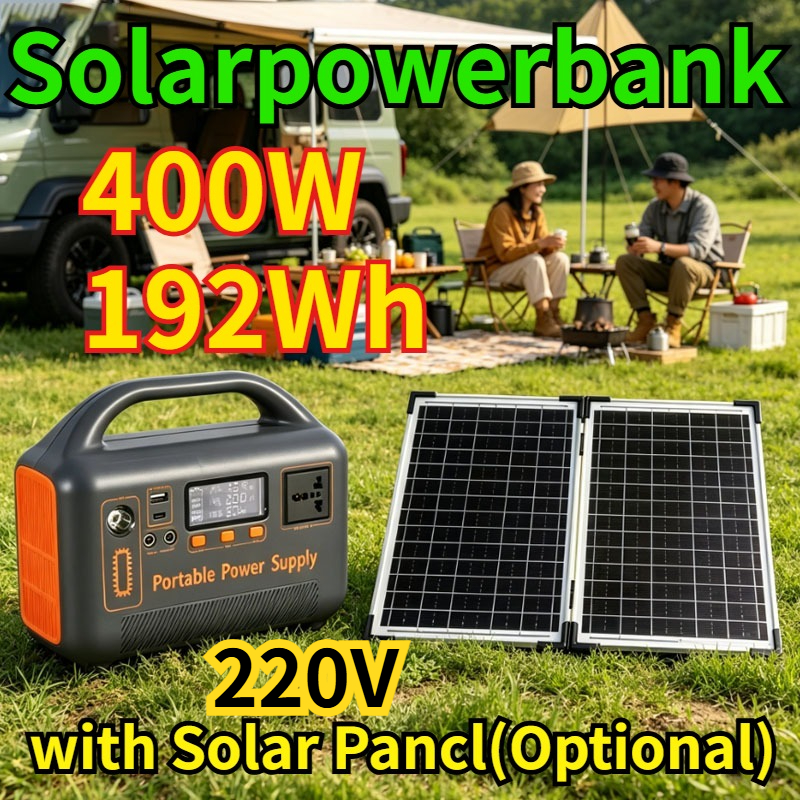 Solar Emergency Charger - New 400W Portable Power Station 220V