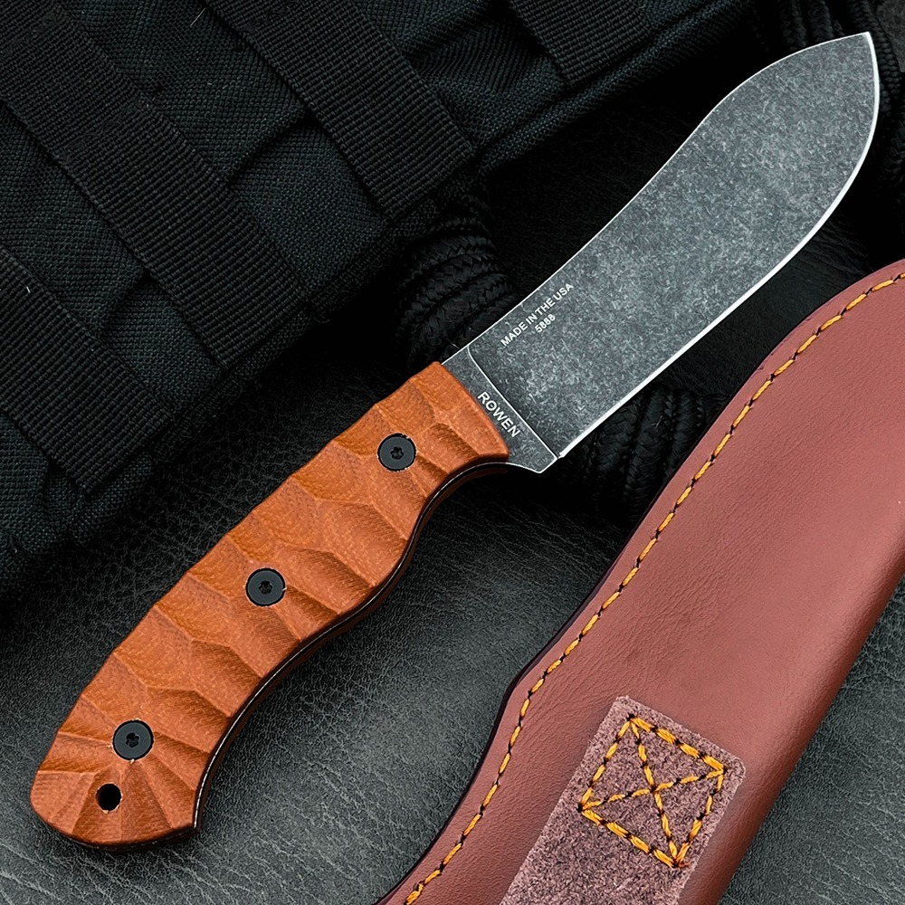 Bushcraft Knife Fixed - Portable Wilderness Fixed Blade Knife Outdoor