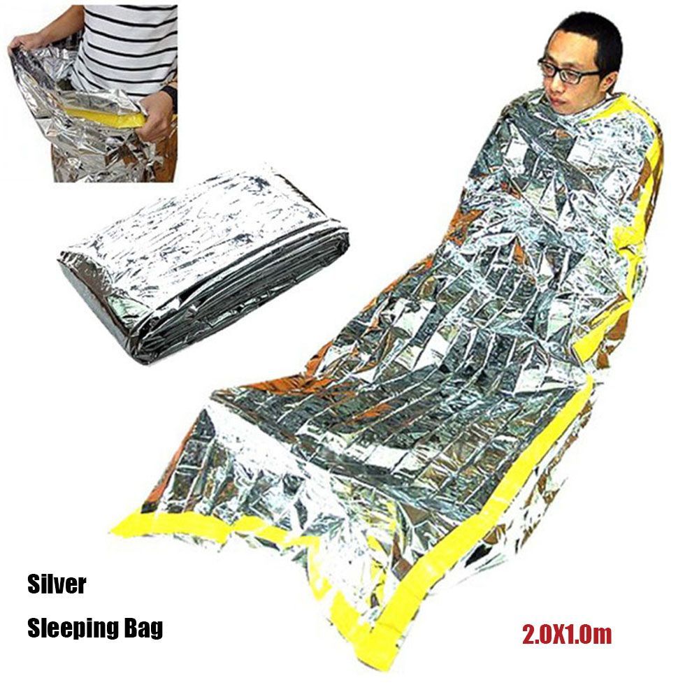 210x90cm Waterproof Portable R - Survival Blanket Reflective 评论和价格