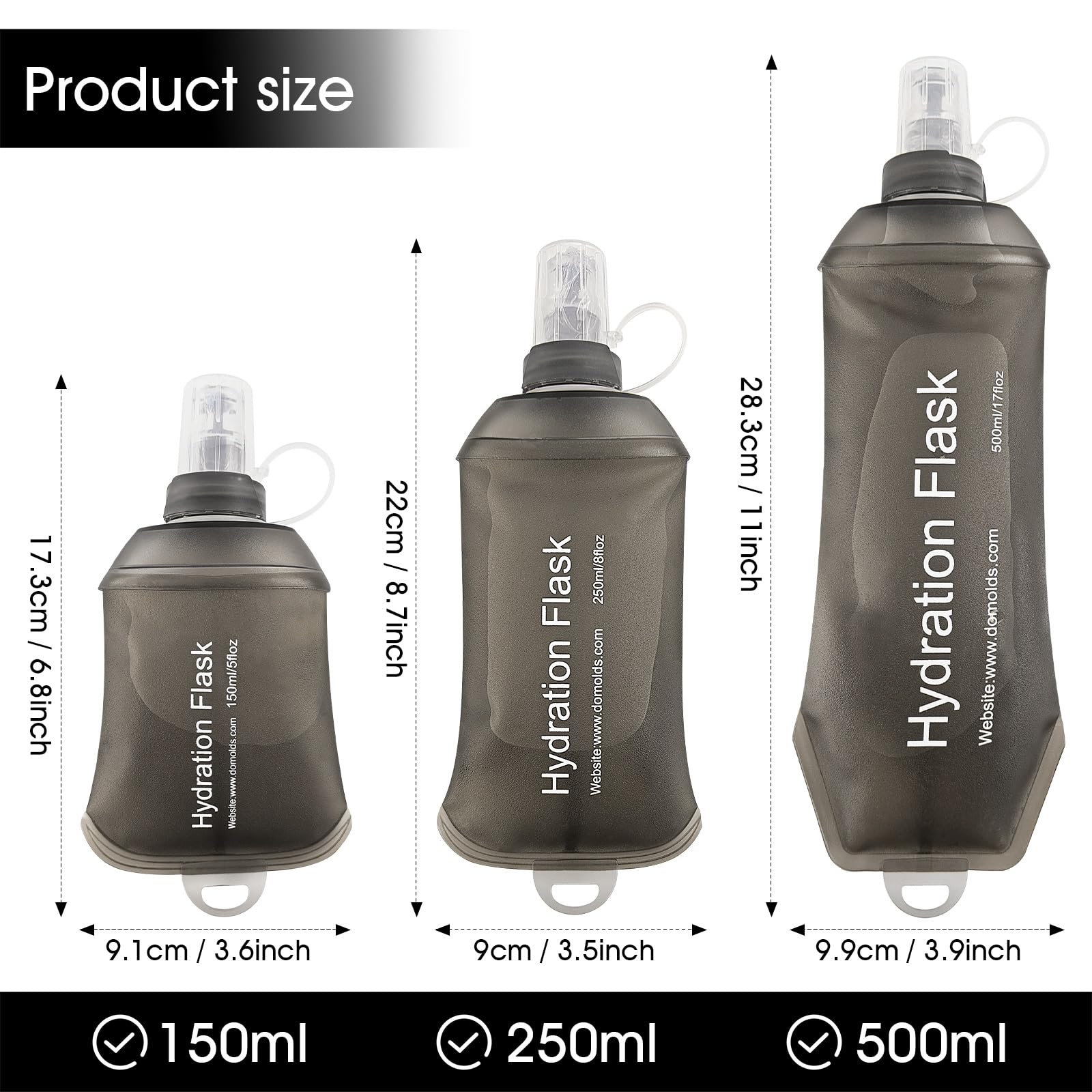 Soft Flask, TPU Collapsible So - Water Bag Collapsible 评论和价格