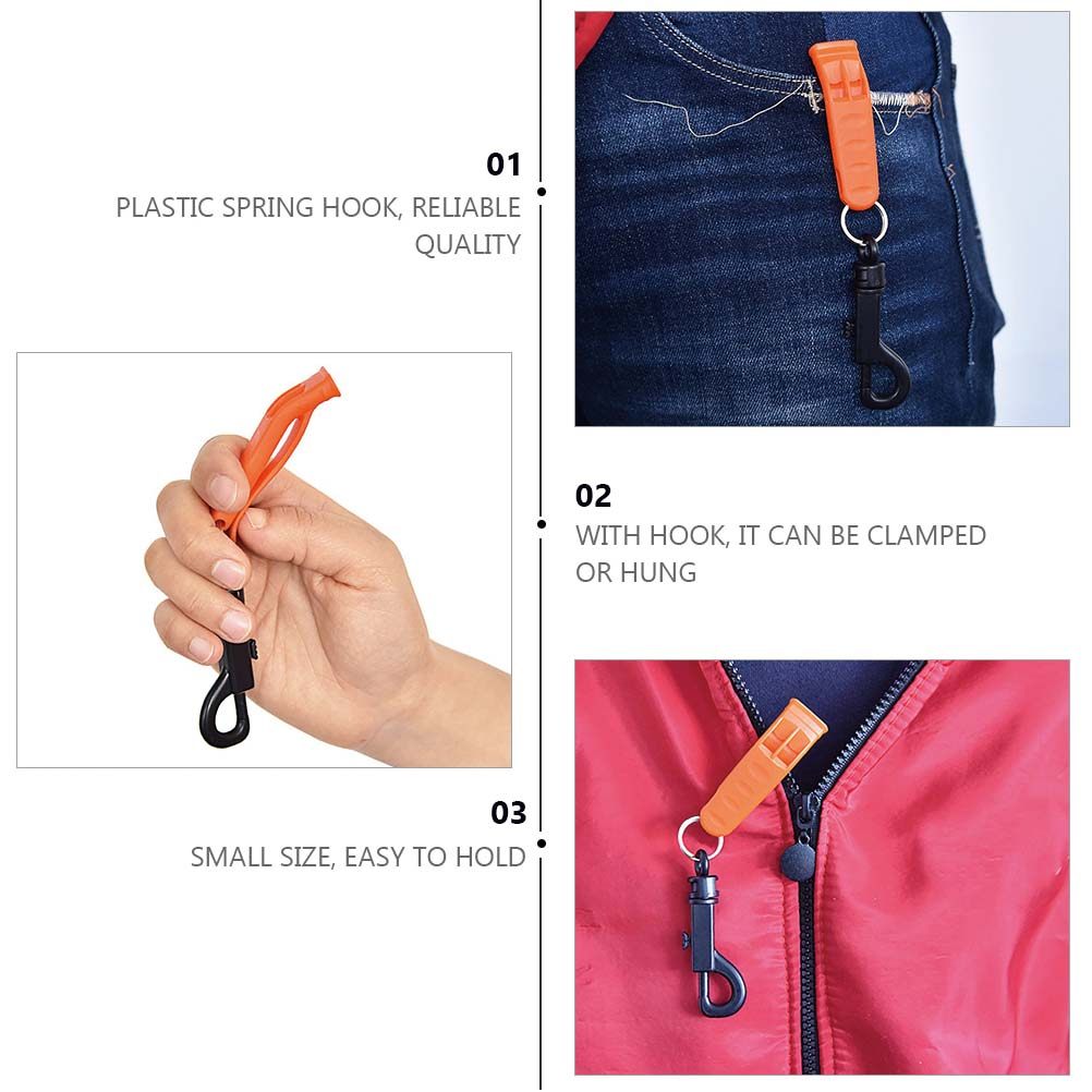 10Pcs Rescue Whistles Plastic  - Emergency Whistle Loud 评论和价格