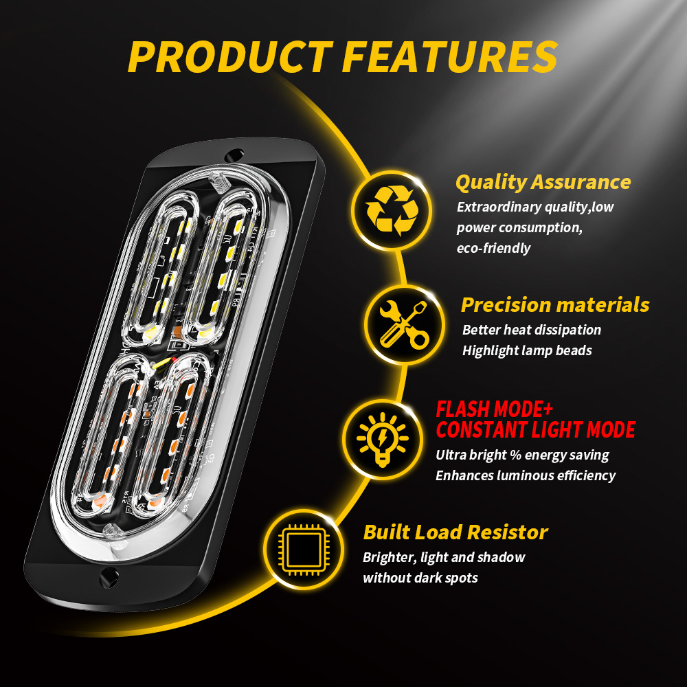 1pcs Led Strobe Warning Light  - Sos Light Strobe 评论和价格