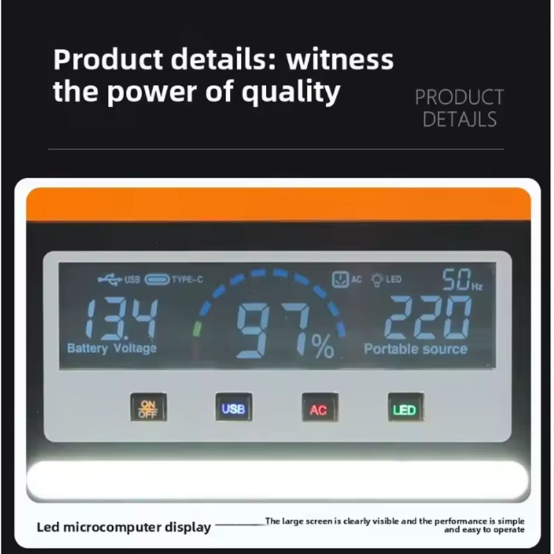 Original 220V 40AH Portable Po - Solar Emergency Charger 评论和价格