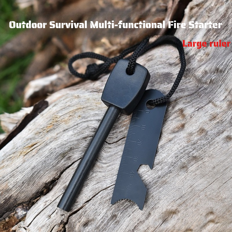 Multi-Function Wooden Handle M - Magnesium Fire Starter 评论和价格