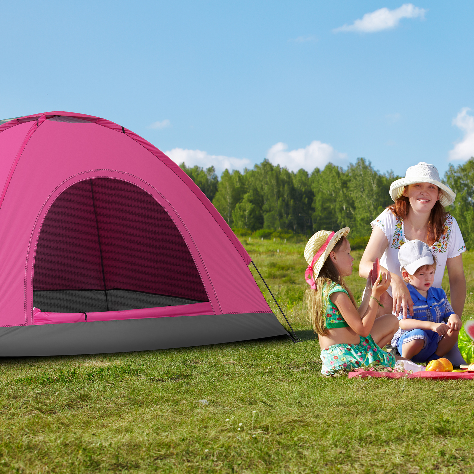 3 4 Person Camping Dome Tent W - Emergency Mylar Tent 评论和价格