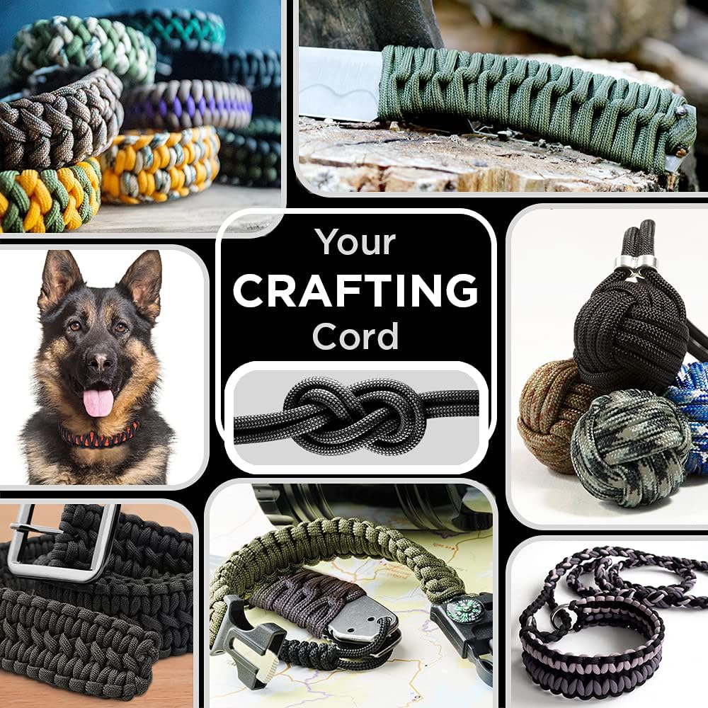 Paracord Type III 550 White 10 - Para Cord 1000Ft 评论和价格