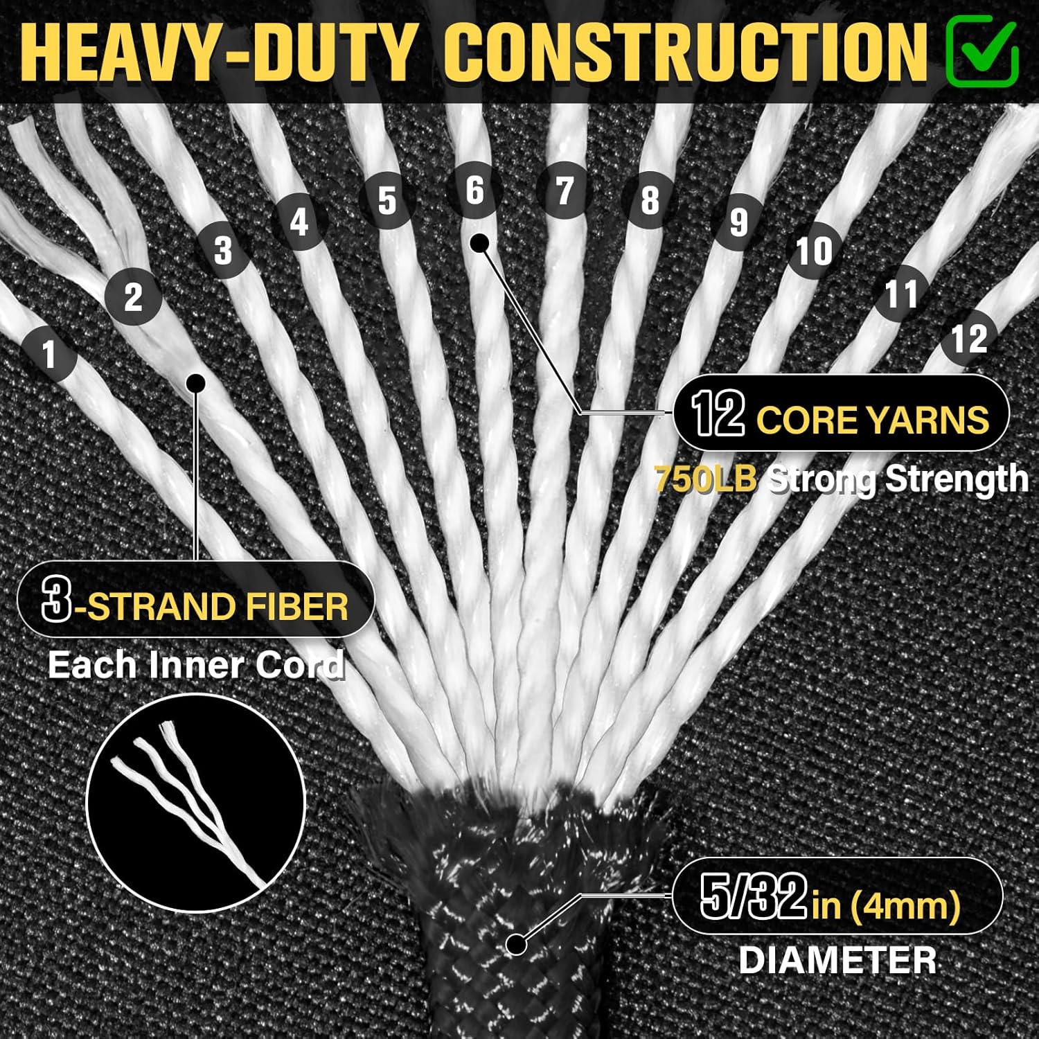 750lb Paracord Rope 1000ft/500 - Para Cord 1000Ft 评论和价格