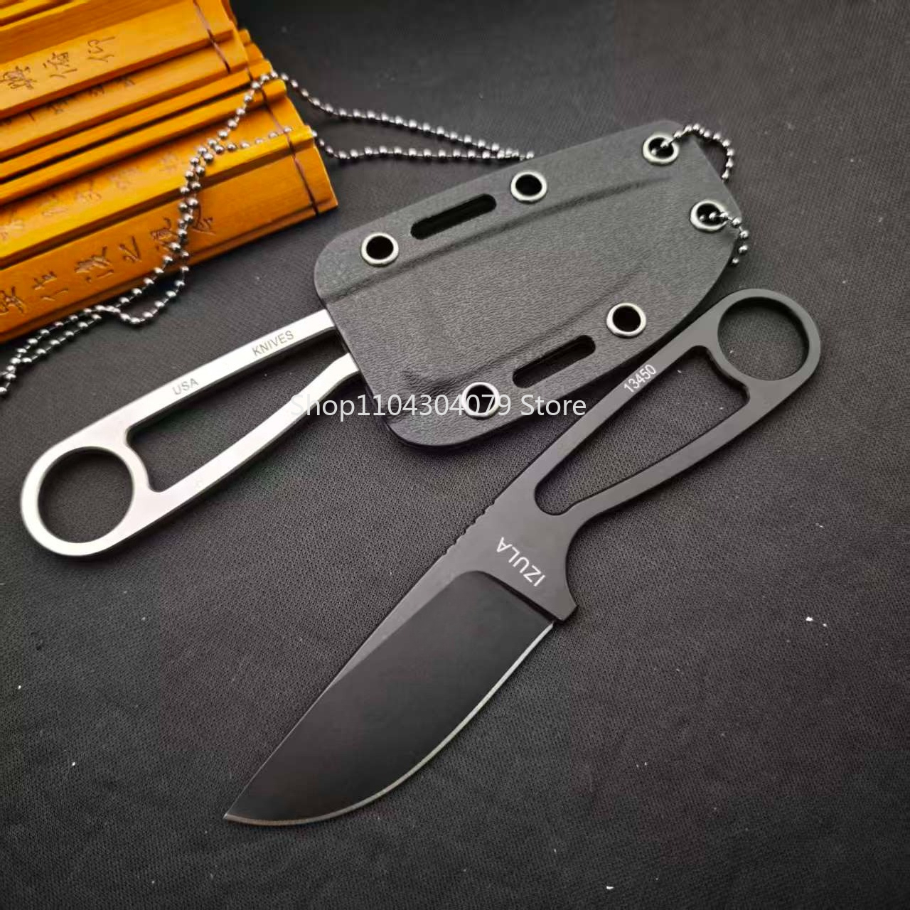 IZULA Stainless Steel Fixed Bl - Bushcraft Knife Fixed 评论和价格