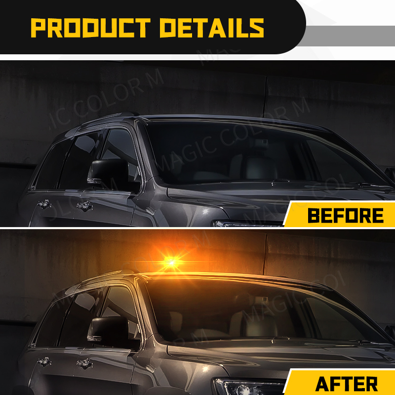 RGB LED Car Strobe Warning Lig - Sos Light Strobe 评论和价格