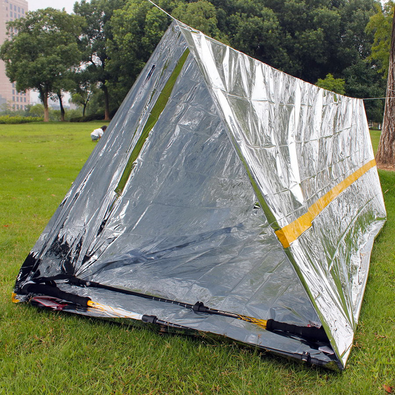 Lightweight Emergency Shelter  - Emergency Mylar Tent 评论和价格