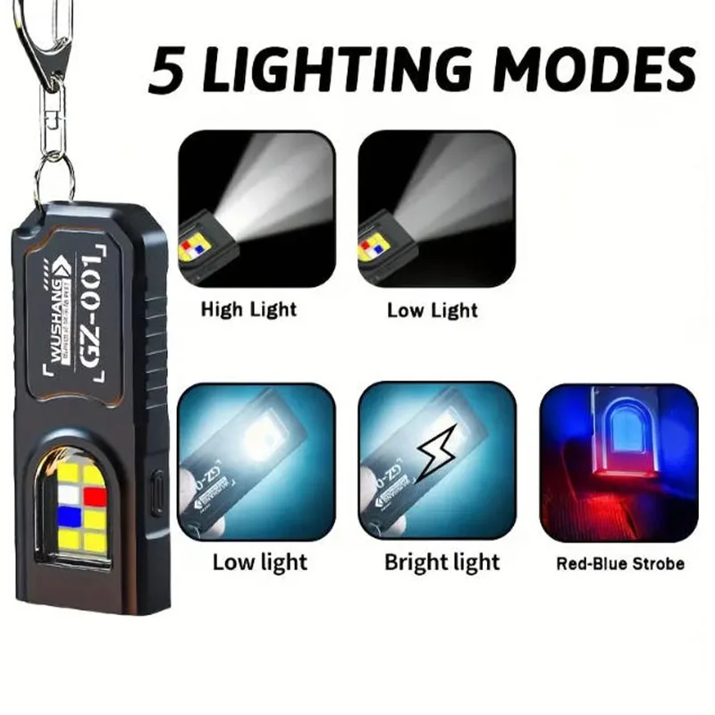 LED Keychain Flashlight Type C - Fishing Kit Compact 评论和价格