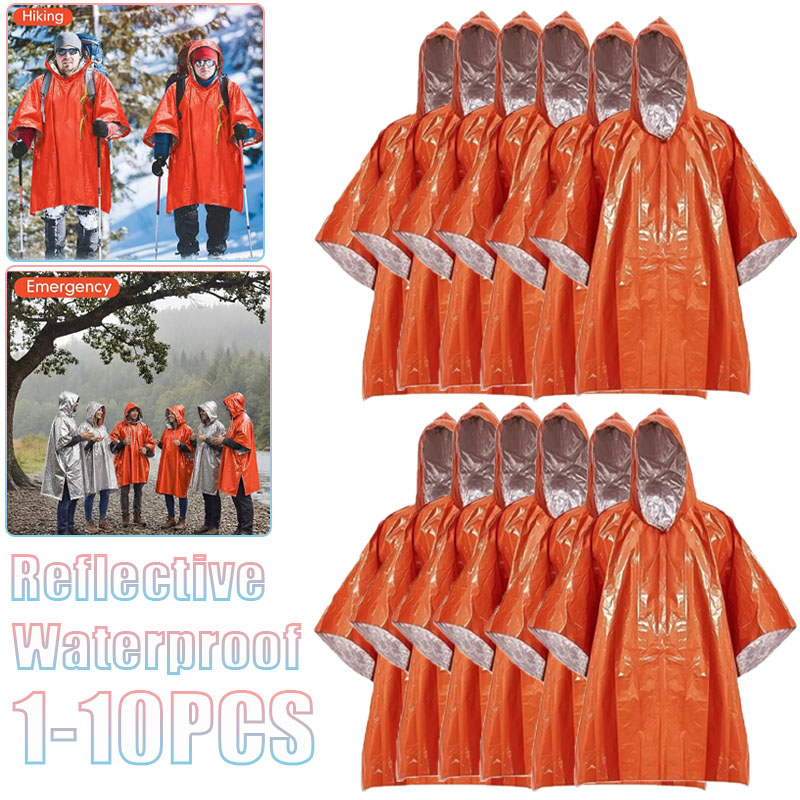 1-10PCS Compact Thermal Emerge - Survival Blanket Reflective 评论和价格