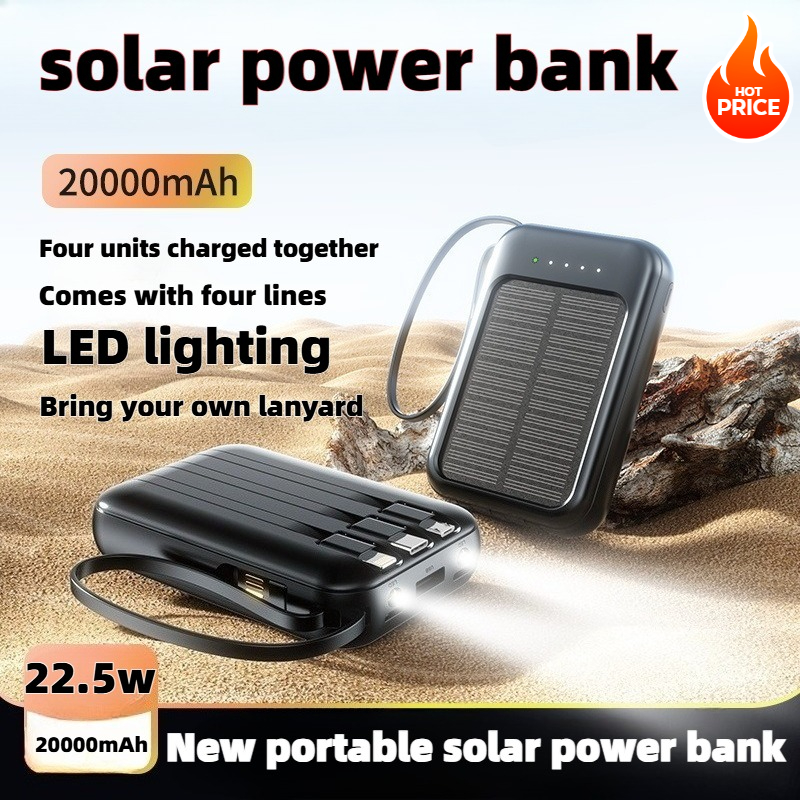 50000mAh Solar Power Bank Supe - Solar Emergency Charger 评论和价格