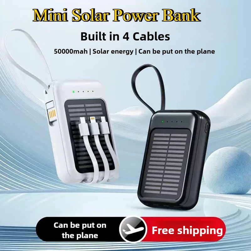 50000mAh Solar Power Bank Supe - Solar Emergency Charger 评论和价格
