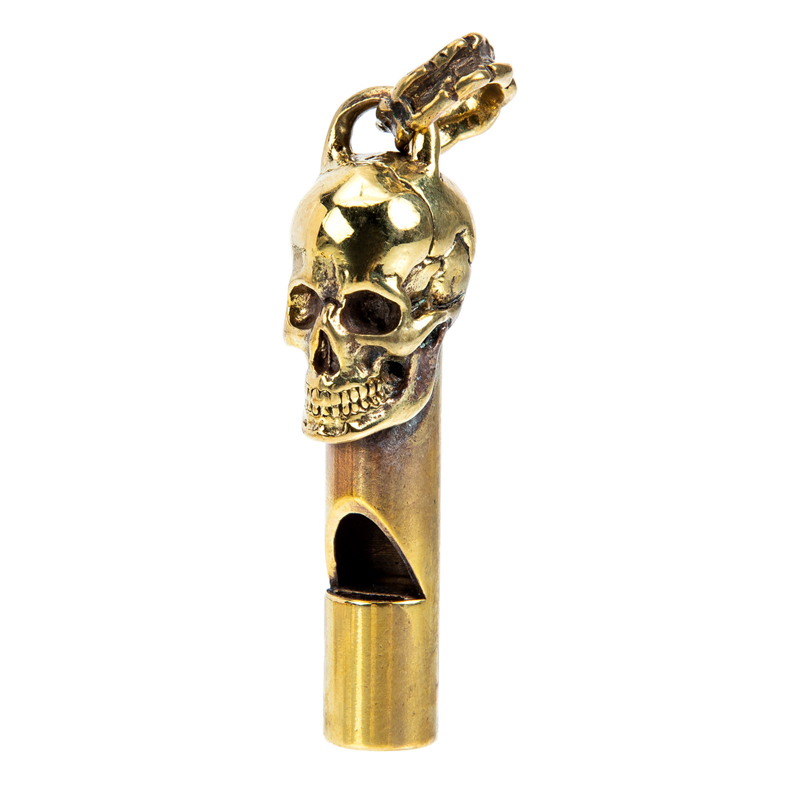 Creative Skull Head Copper Whi - Emergency Whistle Loud 评论和价格