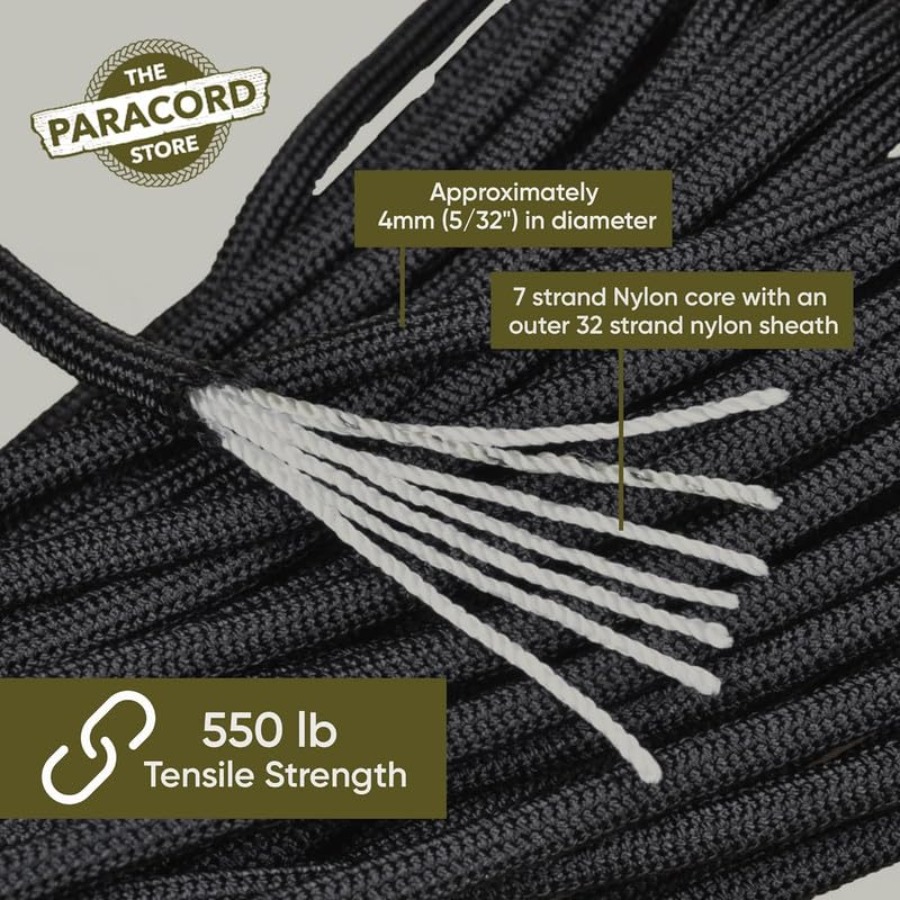 Type III 550 Paracord - 1000 F - Para Cord 1000Ft 评论和价格