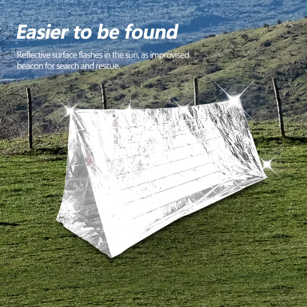 2 Pcs Reflective Emergency She - Survival Blanket Reflective 评论和价格
