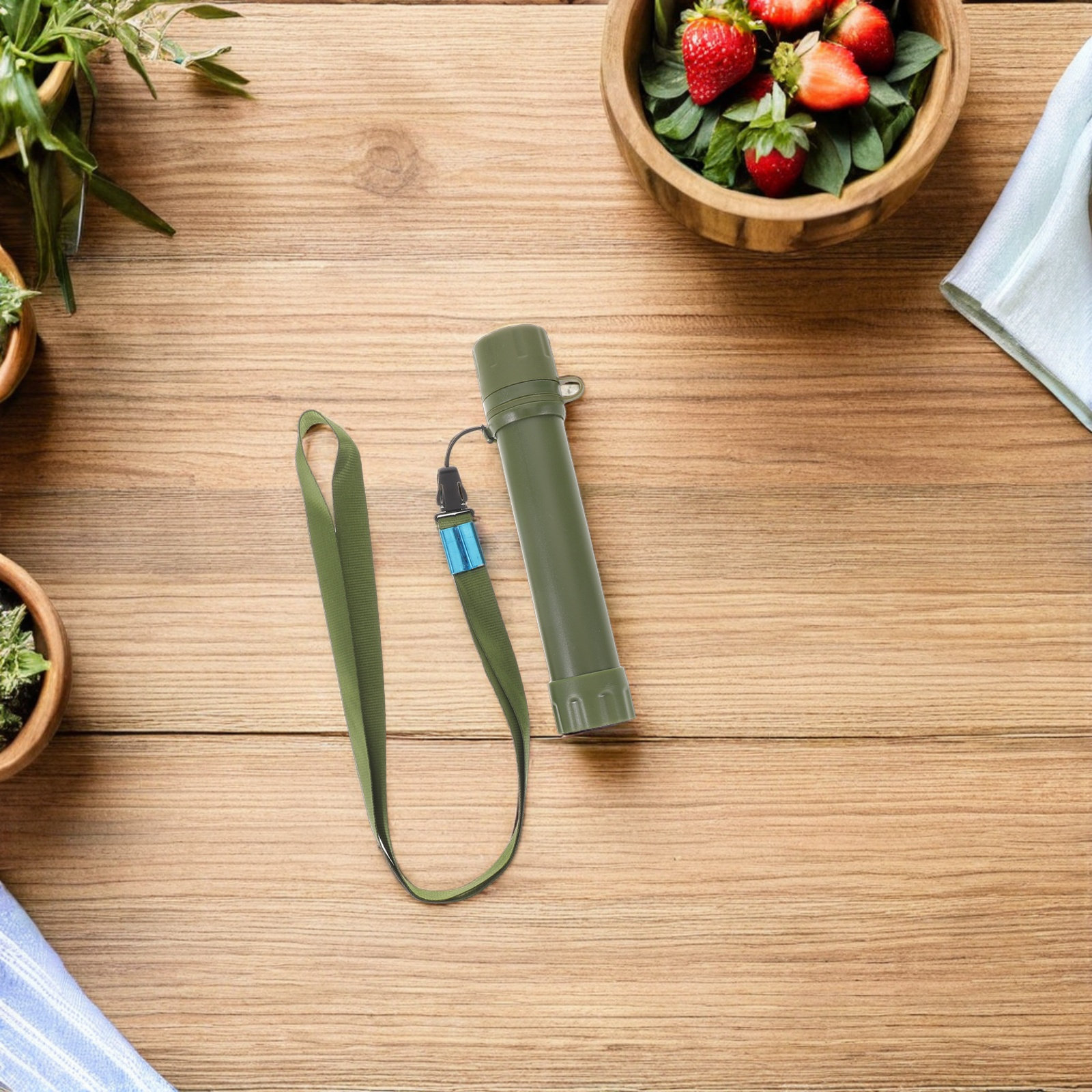 Compact Survival Water Filter  - Water Purification Straw 评论和价格