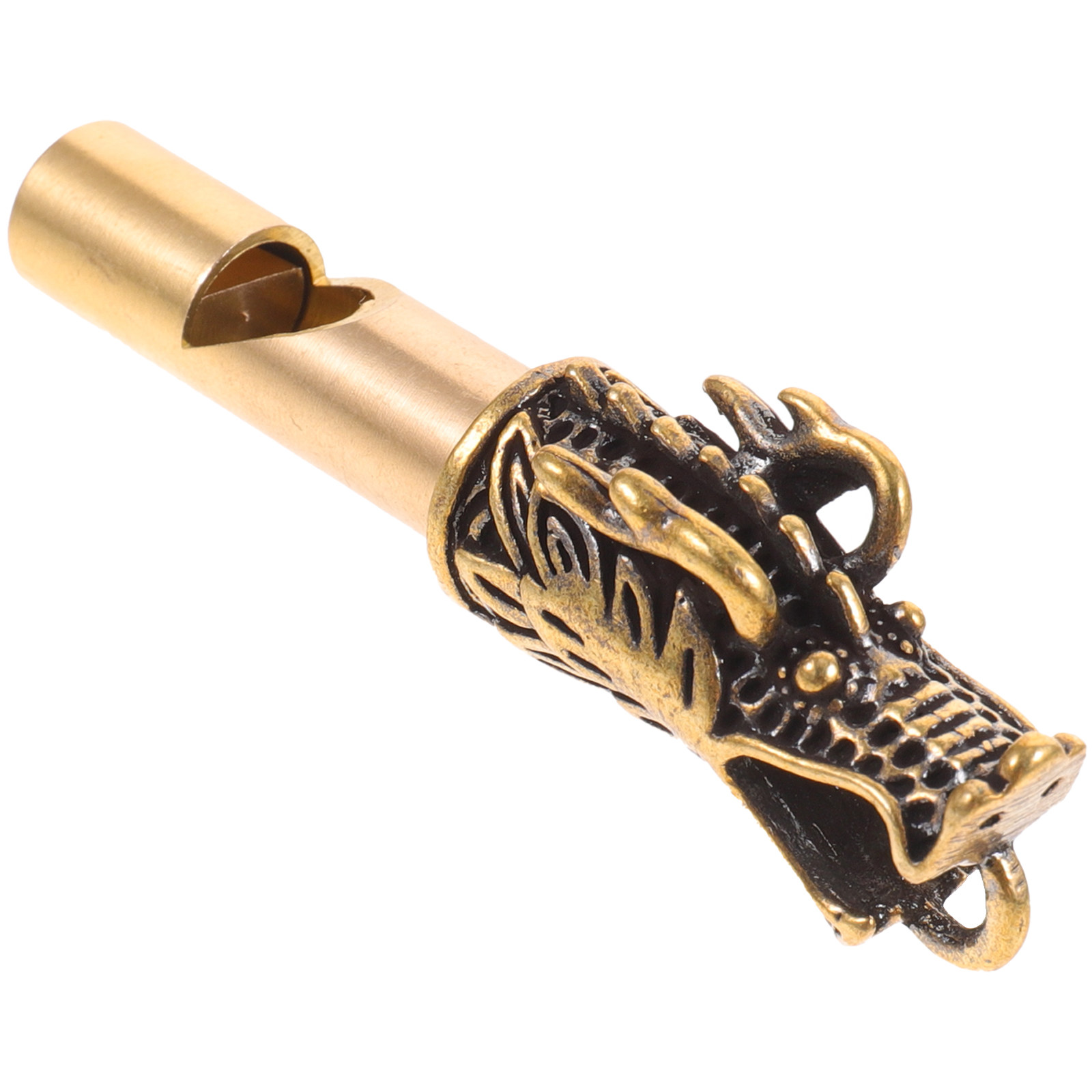 Delicate Brass Whistle Keychai - Emergency Whistle Loud 评论和价格