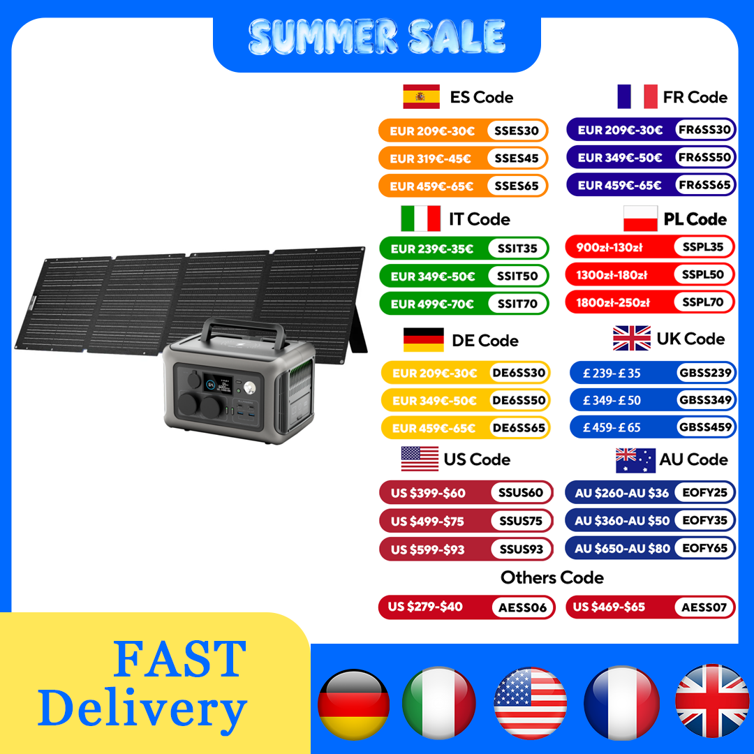 ALLPOWERS R600 299Wh 600W LiFe - Solar Emergency Charger 评论和价格