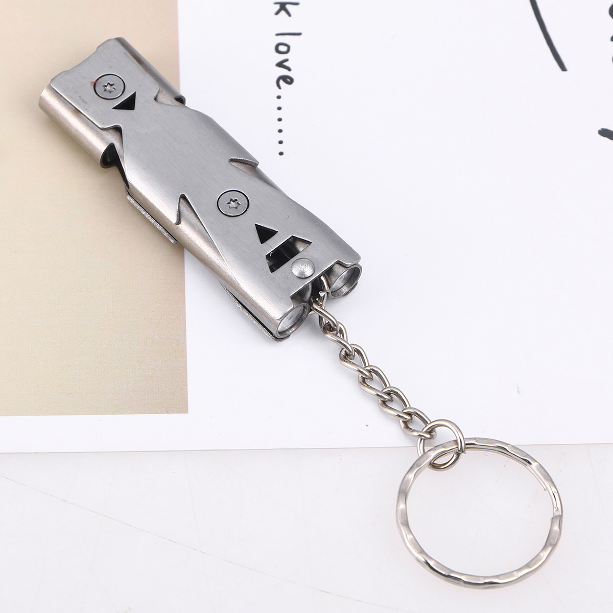 1Pcs Double Tube Survival Whis - Emergency Whistle Loud 评论和价格