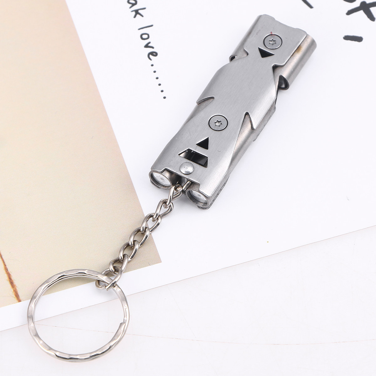 1Pcs Double Tube Survival Whis - Emergency Whistle Loud 评论和价格
