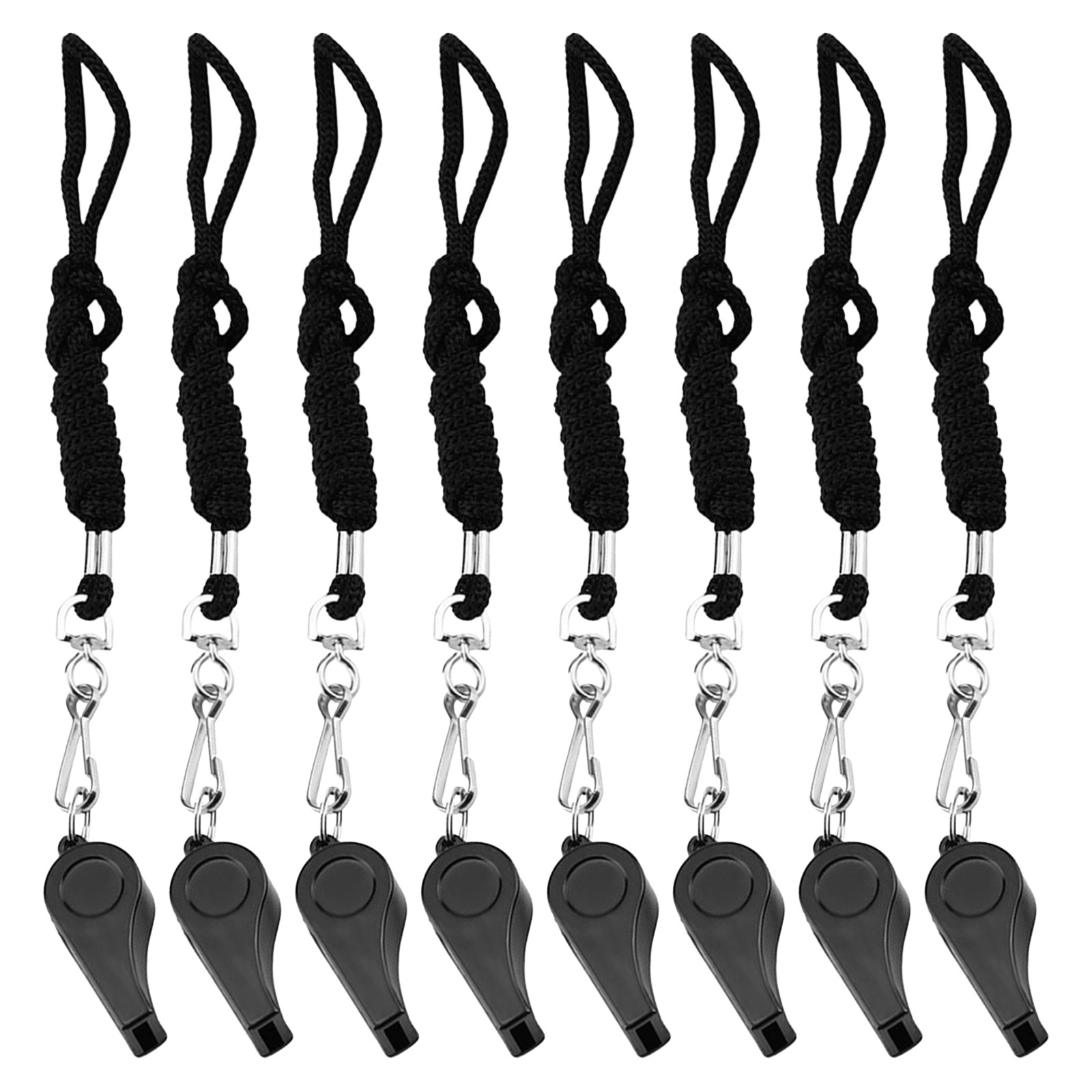 8Pcs Hanging Survival Whistles - Emergency Whistle Loud 评论和价格