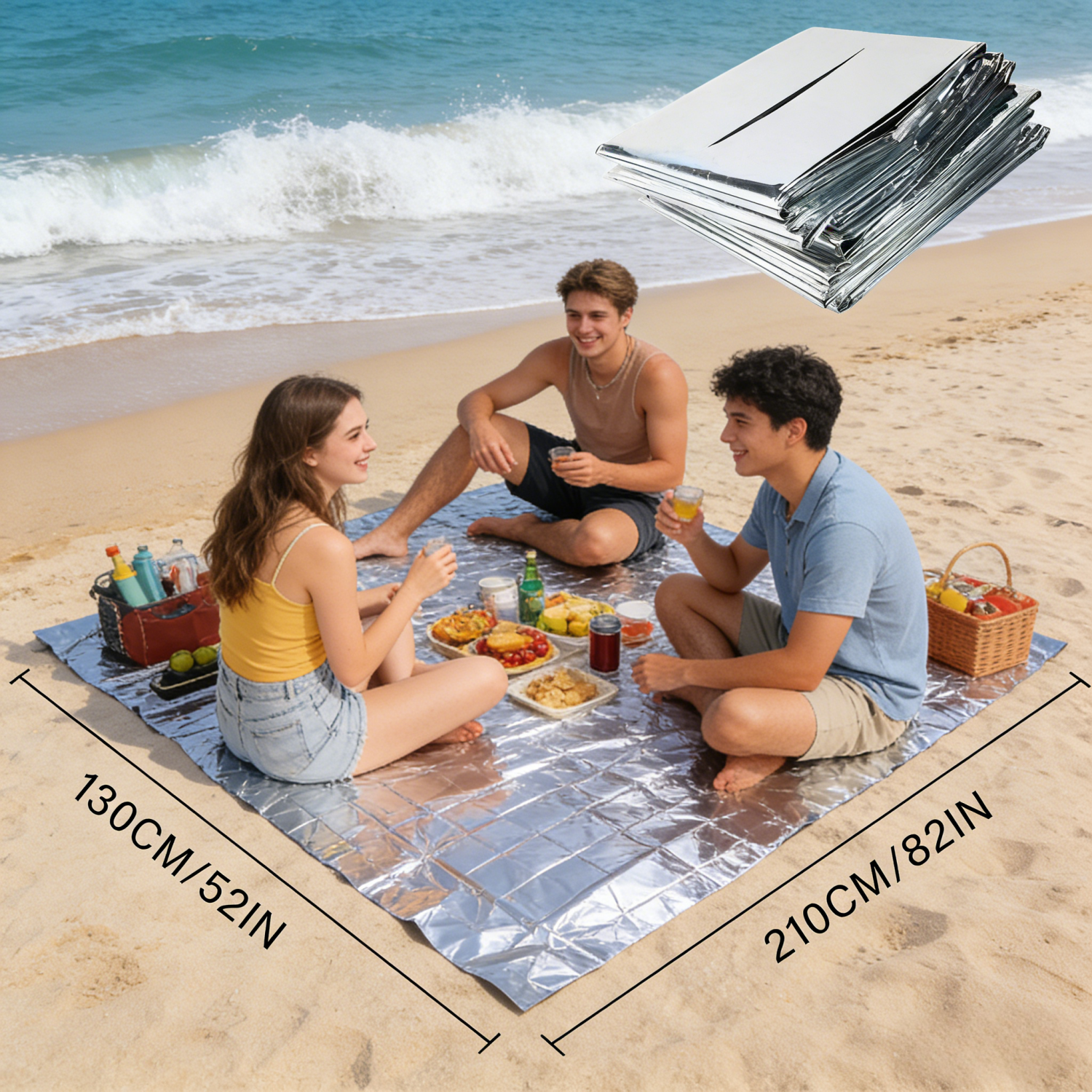 Foldable Reflective Survival B - Survival Blanket Reflective 评论和价格