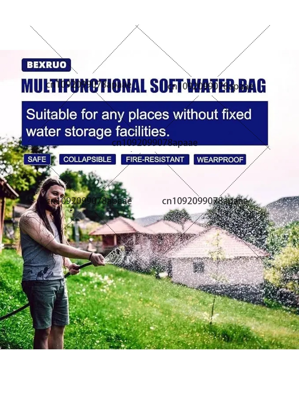 110L PVC Water Storage Bag, Po - Water Bag Collapsible 评论和价格