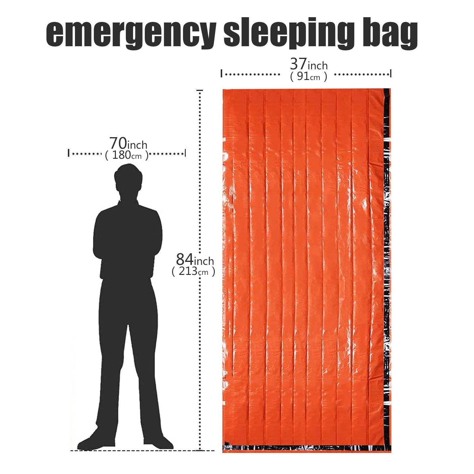 Emergency Sleeping Bag, Mylar  - Emergency Mylar Tent 评论和价格