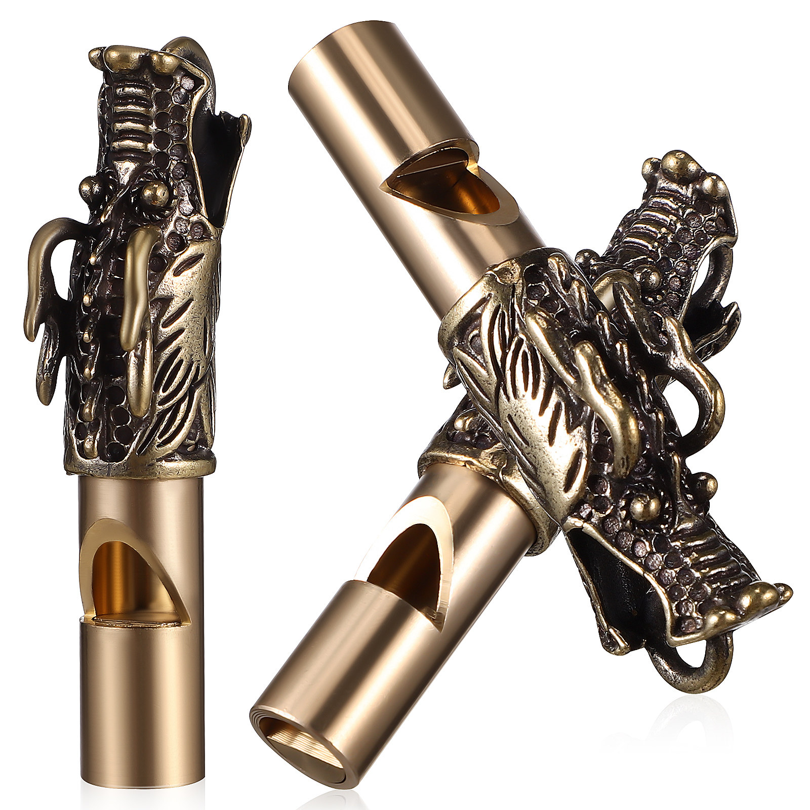 3Pcs Chinese Dragon Whistles B - Emergency Whistle Loud 评论和价格